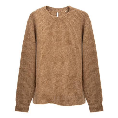 Hello Sunflower Yak Sweater Camel 3033 Degli Uberti